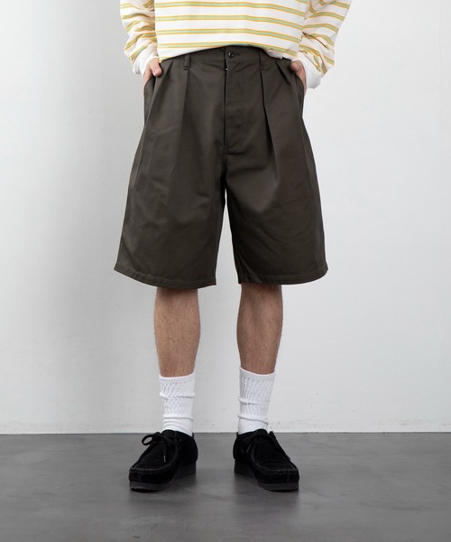 FREAK'S STORE パンツ ワイドタックグルカショーツ メンズ