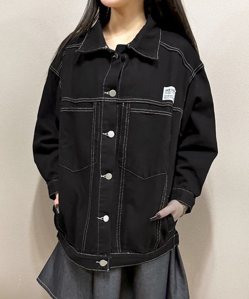 デニムジャケット gジャン オーバーサイズデニムジャケット