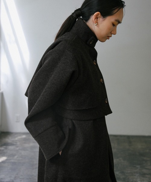 maisonspecial レイヤードステンカラーコート　3way MAISON SPECIAL（メゾンスペシャル）の「レイヤードステンカラーコート