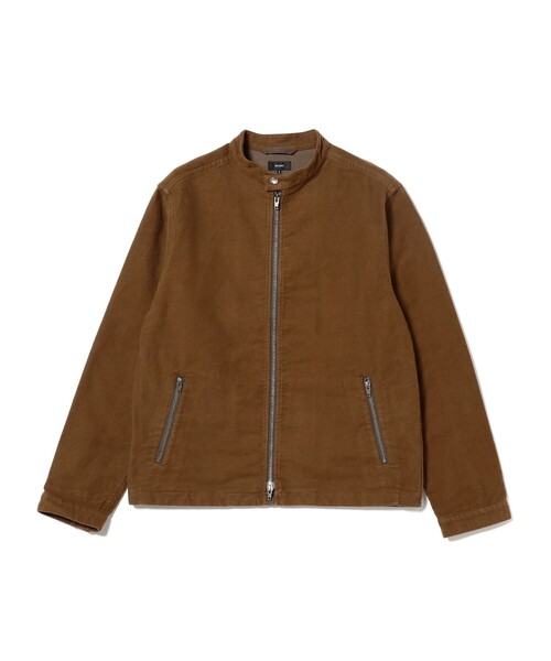 ジャケット ブルゾン BEAMS / モールスキン シングルライダース BEAMS モールスキン