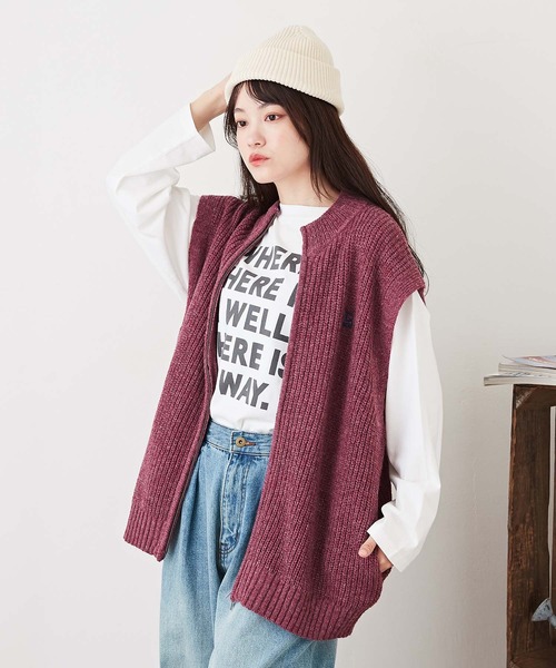 ベスト アンティークニットジップアップベスト 76491131ZOZOTOWN Yahoo!店 通販 Yahoo!ショッピング