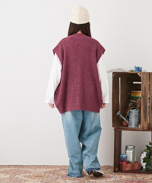 ベスト アンティークニットジップアップベスト 76491131ZOZOTOWN Yahoo!店 通販 Yahoo!ショッピング