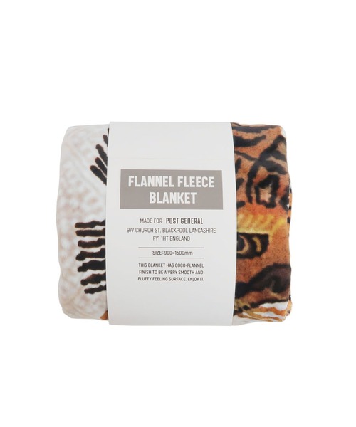 ブランケット POST GENERAL ポストジェネラル FLANNEL FLEECE BLANKET フランネル フリースブランケット
