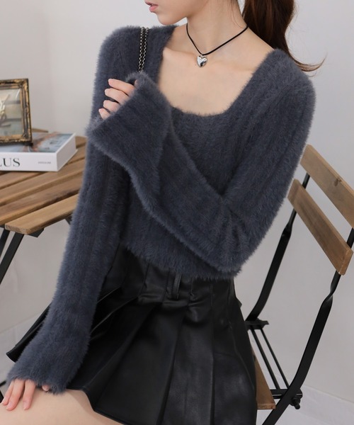 シャギーニット 25-8637 シャギーニットセーター ちまきさん柄 セーター | KUSUGURU STORE