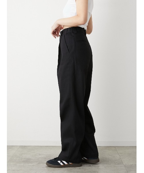 【38】LA PEAU DE GEM ワイドパンツ デニム la peau de gem パンツ デニム ジーンズ 「LA PEAU DE GEM