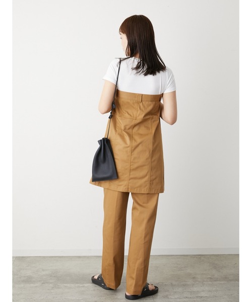 【38】LA PEAU DE GEM ワイドパンツ　デニム la peau de gem パンツ デニム ジーンズ 「LA PEAU DE GEM