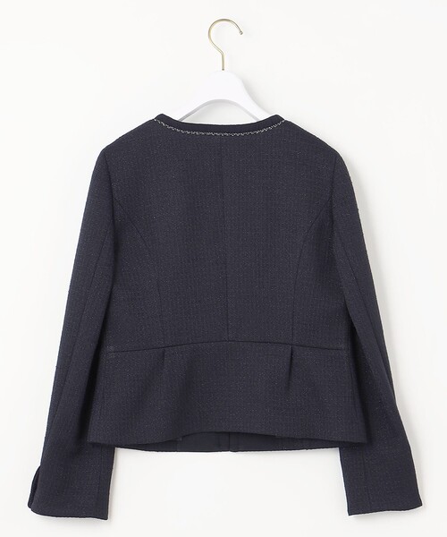 ANY SIS（エニィスィス） ジャケット ノーカラージャケット リップル