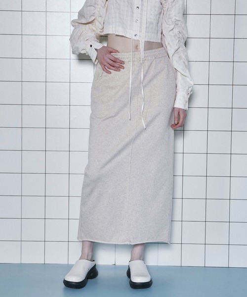 Smyeon Sweat lace skirt レース付きスウェットスカート Sweat lace skirt/レース付きスウェットスカート（スカート