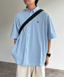 メンズ 半袖シャツ 刺しゅう レタリング M00413 楽天市場】半袖シャツ メンズ マリア刺繡 刺しゅう 聖母マリア