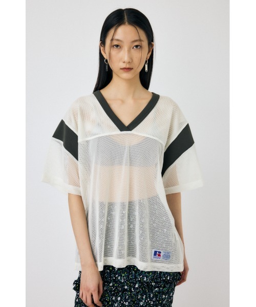 tシャツ RUSSELL MESH シャツ レディース