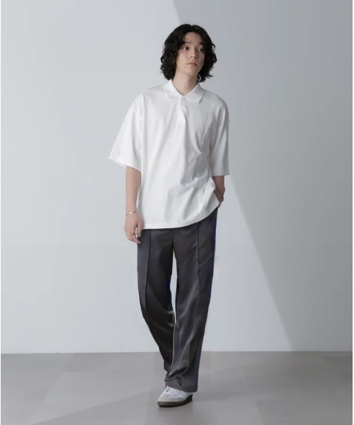 KNOSIS ポロシャツ XL 新品未開封 NANO universe（ナノ・ユニバース） ポロシャツ 切り替えビッグ