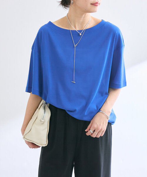 RIVE DROITE【MONN.:. (モン)】 オープンネックTee F RIVE DROITE tシャツ 「MONN.:.(モン)」オープンネックTee