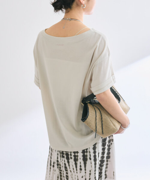 RIVE DROITE tシャツ 「MONN.:.(モン)」オープンネックTee