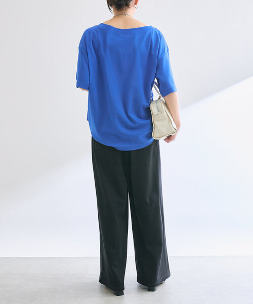 RIVE DROITE【MONN.:. (モン)】 オープンネックTee F RIVE DROITE tシャツ 「MONN.:.(モン)」オープンネックTee