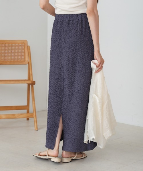 スカート 「S・Mサイズ展開あり」シャーリングカットＩラインスカート | BAB