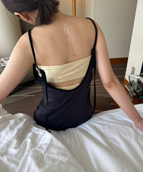 SKIN × EDIT. FOR LULU コラボ ベロアリボン ワンピース SKIN × EDIT. FOR LULU】コラボ ベロアリボン ワンピース