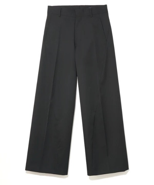 パンツ YUKI HASHIMOTO TWISTED WORK PANTS(BLACK) YUKI HASHIMOTO(ユウキハシモト)のTWISTED WORK PANTS BLACKの
