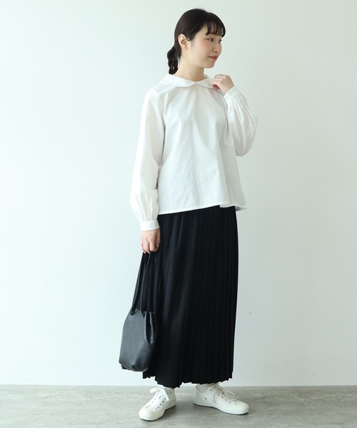 スカート T/R ロングプリーツスカート_18