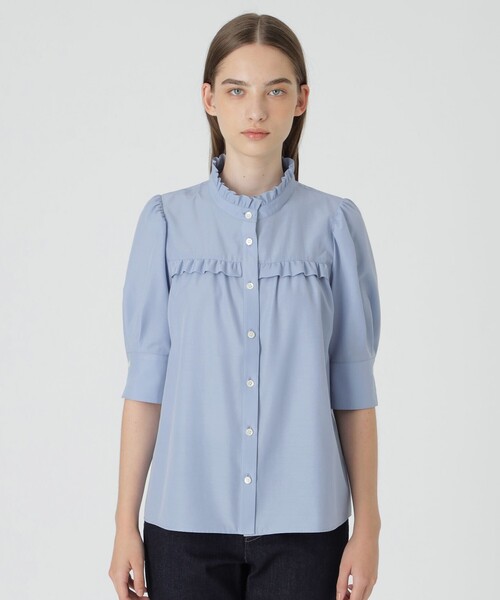 美品●BLUE LABEL CRESTBRIDGE 7分袖ブラウス●36● 美品○BLUE LABEL CRESTBRIDGE 7分袖ブラウス○36○ - メルカリ