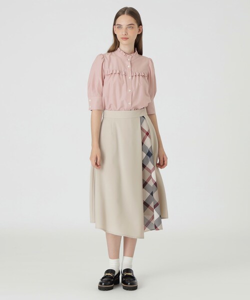 BLUE LABEL CRESTBRIDGE ブラウス シャツ ライトタンブラー