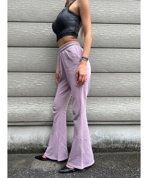 EGOIST スウェットパンツ ジャージ ロゴ刺繍加工風スウェット