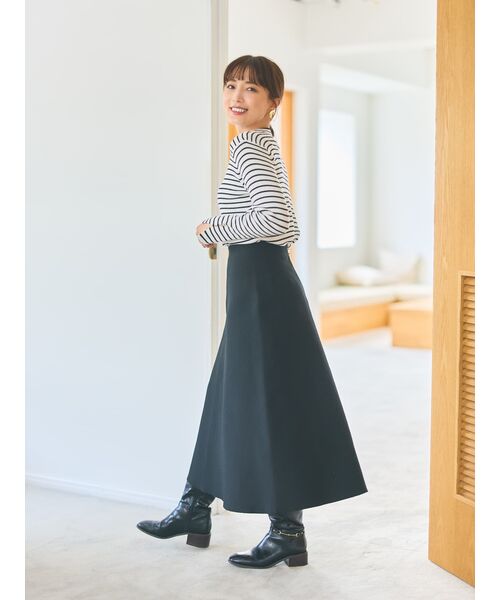 ニット セーター スリットゴールドボタンリブニット「低身長・小柄女性」 レディース ニット セーター スリットゴールドボタンリブニット「低身長