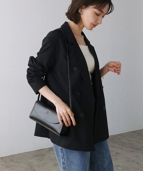 evernavy ジャケット テーラードジャケット TRストレッチダブル