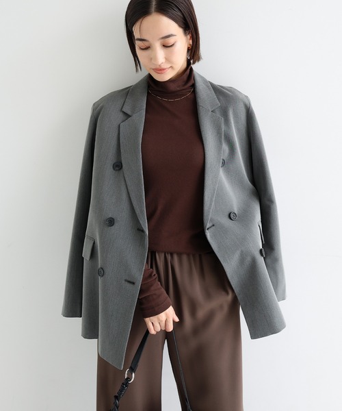 evernavy ジャケット テーラードジャケット TRストレッチダブル