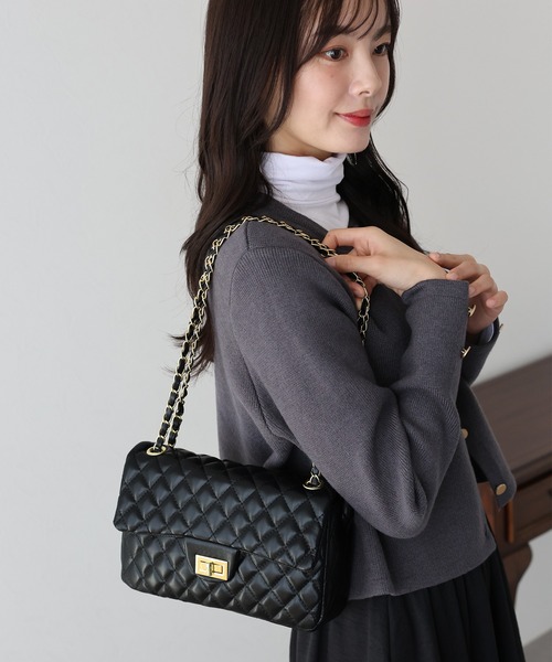 BLUEEAST ショルダーバッグ バッグ 2WAYチェーンショルダー