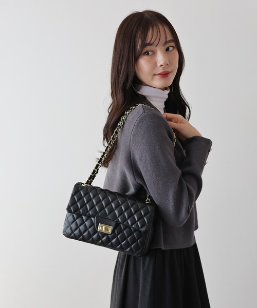 BLUEEAST ショルダーバッグ バッグ 2WAYチェーンショルダー