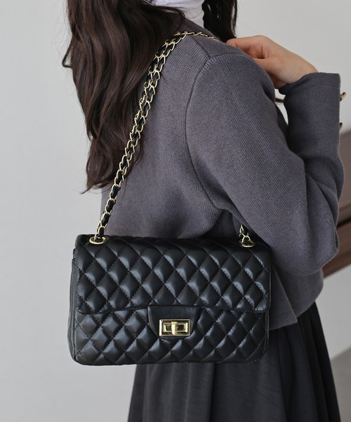BLUEEAST ショルダーバッグ バッグ 2WAYチェーンショルダー