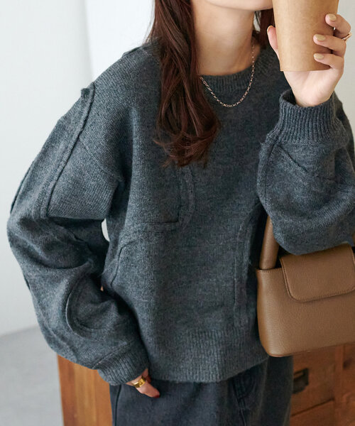 Discoat（ディスコート） ニット セーター 「WEB限定」モヘアライク