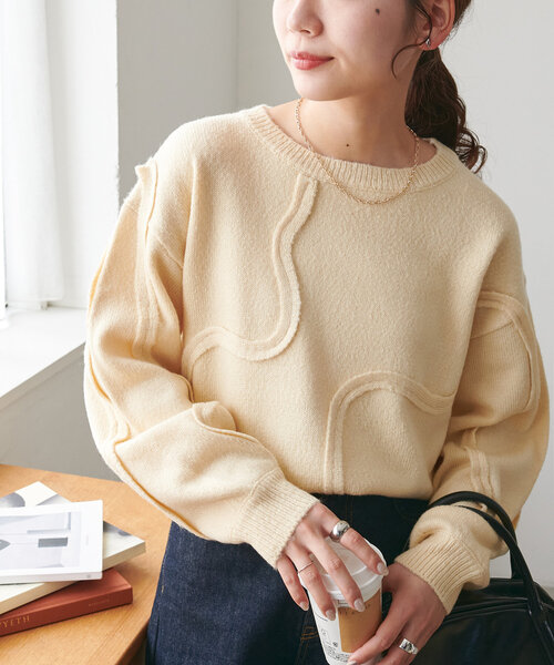 Discoat（ディスコート） ニット セーター 「WEB限定」モヘアライク