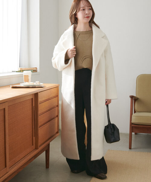 Discoat(ディスコート) ニット セーター 「WEB限定」モヘアライク Discoat(ディスコート) ニット セーター 「WEB限定」モヘアライク