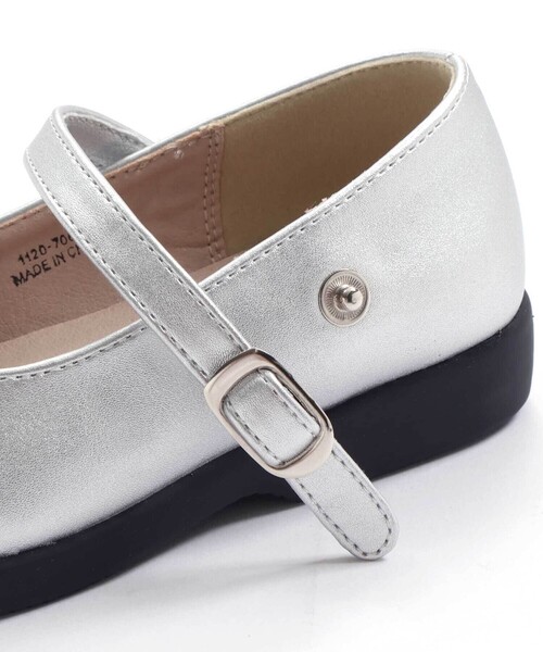 ♡bebe♡　0617 BeBe（ベベ） バレエシューズ ラメリボンストラップシューズ(17~21cm