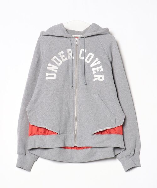 UNDERCOVER」 ジップアップパーカー 2 トップグレー レディース 