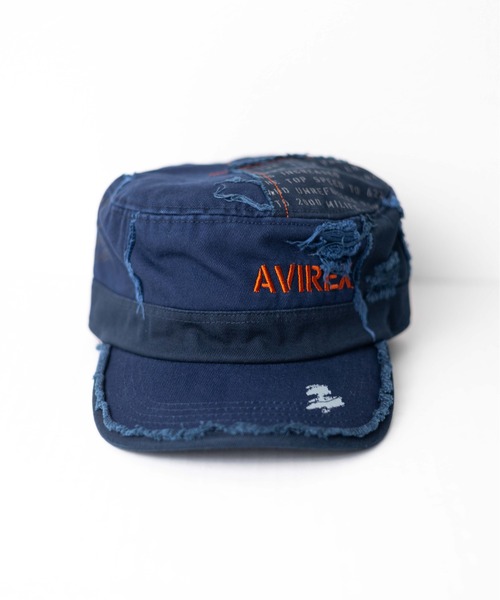 AVIREX キャップ 帽子 「78」「AVIREX」Damege Work Cap メンズ