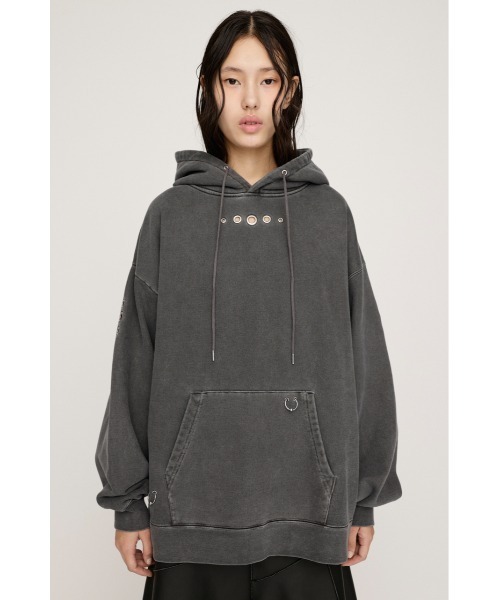 SLY パーカー EYELET SW HOODIE アイレット スウェット フーディ
