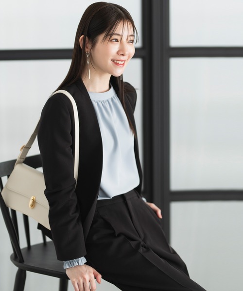 セットアップ 「2025新作」「洗える/UV加工/花粉防止/パンツスーツ