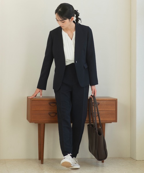 セットアップ 「2025新作」「洗える/UV加工/花粉防止/パンツスーツ
