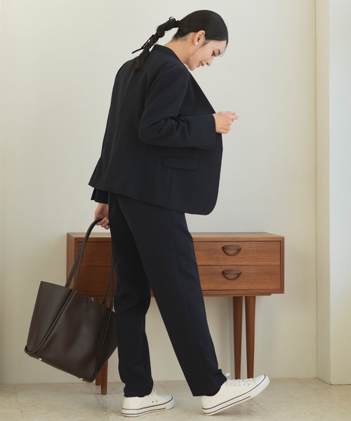 セットアップ 「2025新作」「洗える/UV加工/花粉防止/パンツスーツ