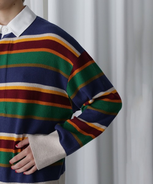 ROSE BUD（ローズバッド） ニット セーター (GENE HEAVENS)マルチ