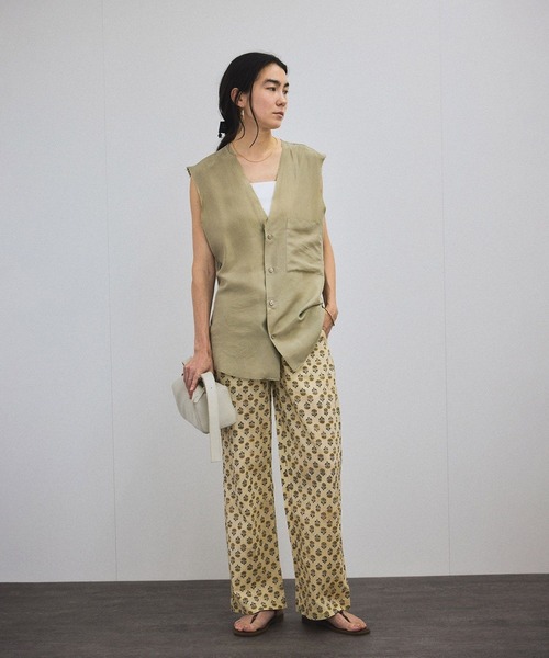 COUTURE D'ADAM（クチュール ド アダム） パンツ 「」Block print