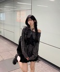 tシャツ ダメージ スター ルーズ トップス ...の詳細画像3