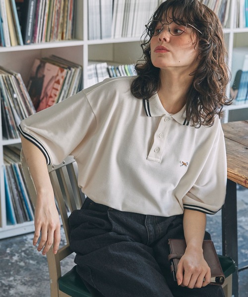 PENNEYS（ペニーズ） ポロシャツ ポロ 別注 THE FOX ロゴ ワッペン刺繍