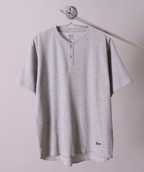 FRUIT OF THE LOOM（フルーツオブザルーム） ヘンリーネック tシャツ