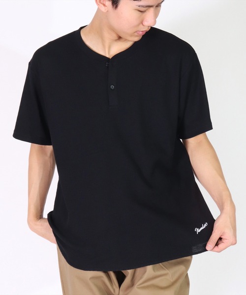FRUIT OF THE LOOM（フルーツオブザルーム） ヘンリーネック tシャツ