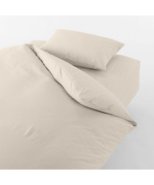 無印良品（MUJI） ベッド 寝具 洗いざらしボックスシーツ・SD 120