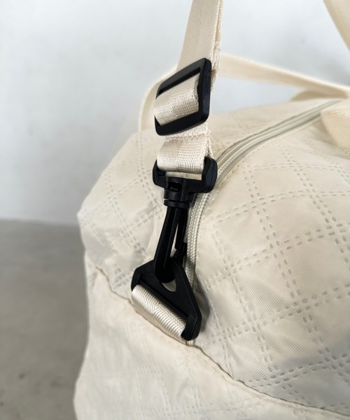  PARTY キルティングボストンBAG Lサイズ ボストンバッグ 軽量キルティングトラベルバッグ レディース