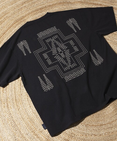 PENDLETON（ペンドルトン） tシャツ 別注 バック刺繍デザイン クルー